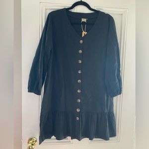 Black fall dress, size L. Never worn.